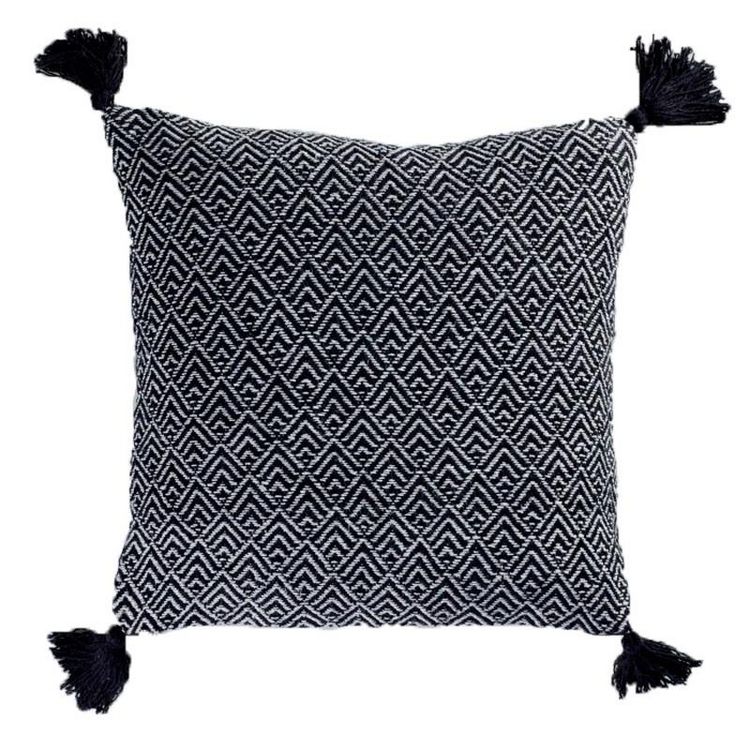 Paris Prix Coussin Déco à Pompons Delios 40x40cm Noir Bon marché ???? Paris Prix Coussin Déco à Pompons Delios 40x40cm Noir ???? -Jardin Privé Shop unnamed file 732