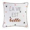 Les meilleures critiques de ???? Paris Prix Housse De Coussin Déco La Vie Est Belle 40x40xm Or ✨ -Jardin Privé Shop unnamed file 768