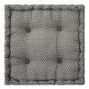 Coupon 👍 ATMOSPHERA Coussin De Sol Carré En Coton à Motif - Modèle Otto - 38 X 38 - Gris 🛒 -Jardin Privé Shop unnamed file 797