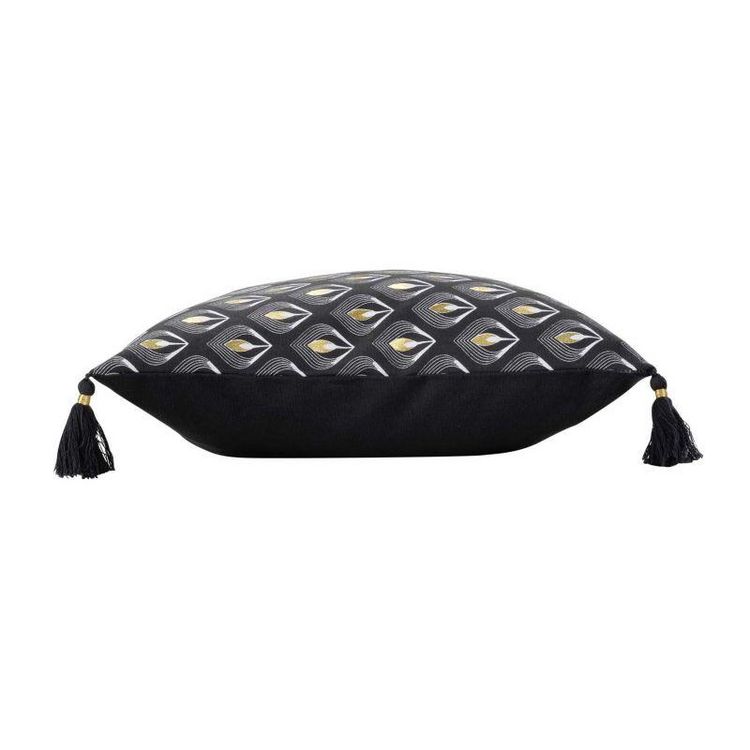 Paris Prix Housse de Coussin Déco Noireor 40x40cm Noir Nouveau ???? Paris Prix Housse De Coussin Déco Noireor 40x40cm Noir ???? -Jardin Privé Shop unnamed file 804