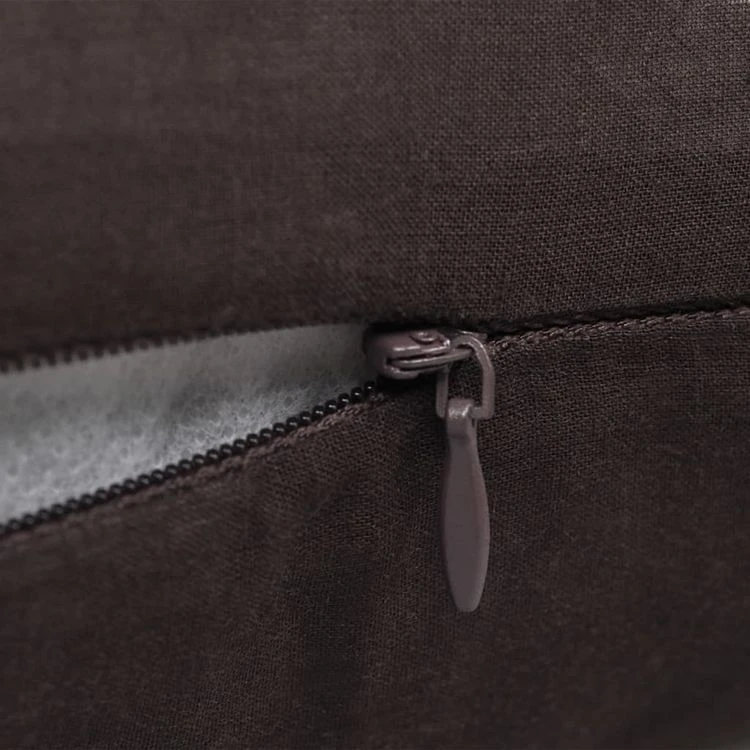 Tout neuf ✨ VIDAXL Housses De Coussin 4 Pcs Coton Marron 50x50 Cm 🧨 5 Tout neuf ✨ VIDAXL Housses De Coussin 4 Pcs Coton Marron 50x50 Cm 🧨 – Image 3