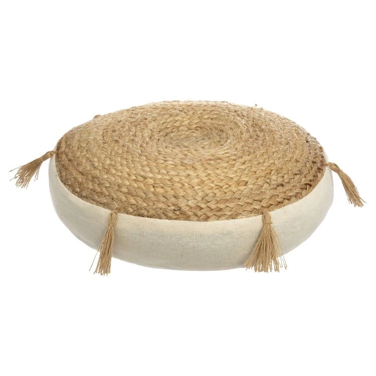 De gros đ ATMOSPHERA Coussin De Sol En Jute Ritual Naturel â 3 De gros đ ATMOSPHERA Coussin De Sol En Jute Ritual Naturel â
