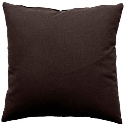 Bon marché ❤️ Grand Coussin Déhoussable Panama - 60 X 60 Cm - Marron Chocolat Fondant ????