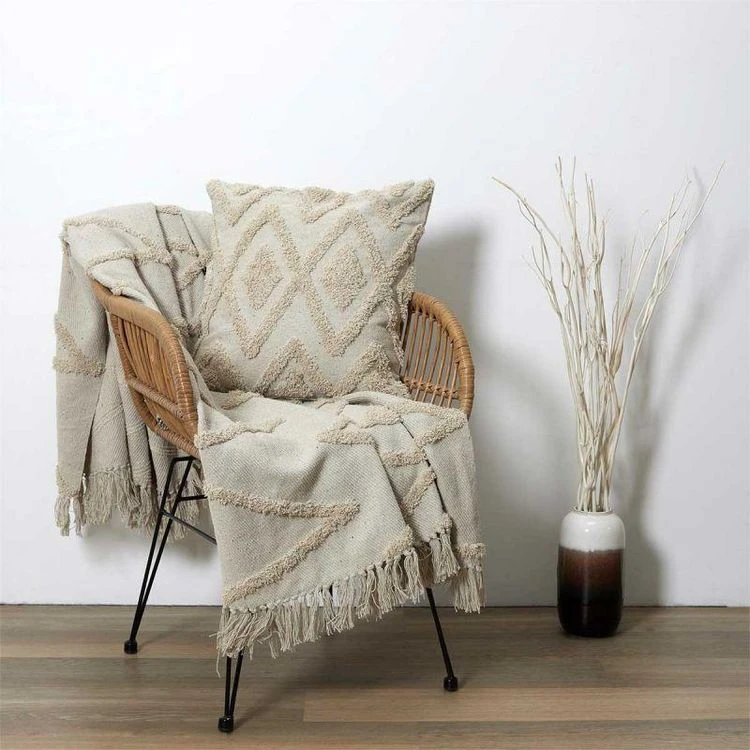 Sortie đ Paris Prix Coussin DĂ©co Ethnique Relief 40x40cm Ăcru âš 5 Sortie đ Paris Prix Coussin DĂ©co Ethnique Relief 40x40cm Ăcru âš â Image 3