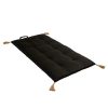 Le moins cher ⭐ Futon Repliable Panama Avec Pompons En Jute - Noir ???? -Jardin Privé Shop unnamed file 858