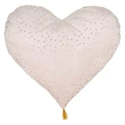 Budget 🔔 ATMOSPHERA Coussin Cœur Rose 🔔