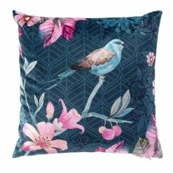 Grosses soldes 🥰 Paris Prix Housse De Coussin Déco Christina 40x40cm Bleu 😉