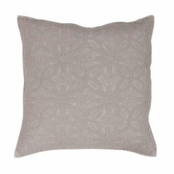 Bon marché ???? Paris Prix Housse De Coussin Florette 60x60cm Taupe ❤️