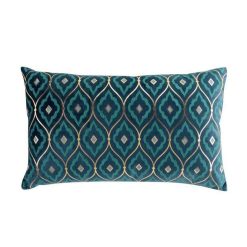 Bon marché ???? Paris Prix Coussin Velours Imprimé Izidor 30x50cm Vert ????
