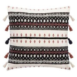 Vente flash ???? Housse De Coussin Imprimé Ray 40x40cm Ivoire ❤️