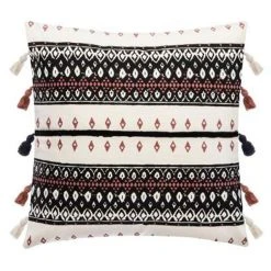 Vente flash 🎁 Housse De Coussin Imprimé Ray 40x40cm Ivoire ❤️