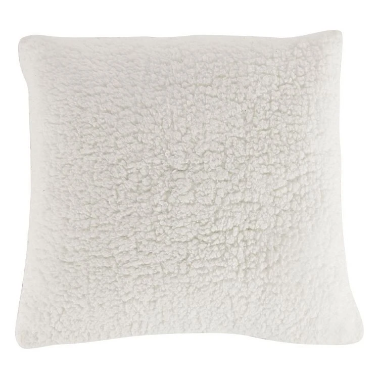 Nouveau đ ACTUEL Coussin DĂ©co Double Face Sherpa/ Flocon â 6 Nouveau đ ACTUEL Coussin DĂ©co Double Face Sherpa/ Flocon â â Image 4