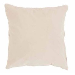 Bon marché ✨ Paris Prix Coussin Déco Bord Court 45x45cm Blanc ????