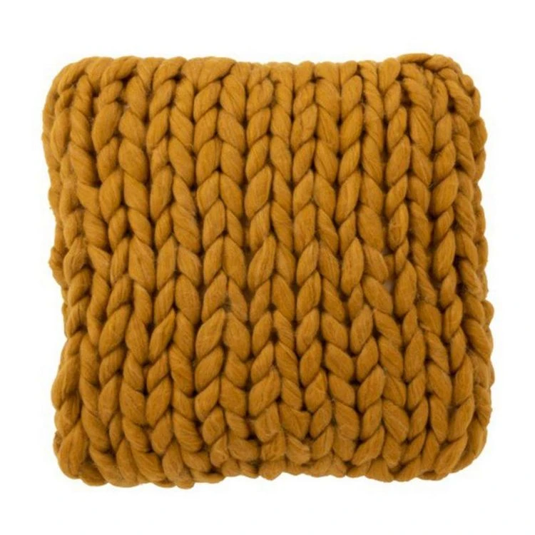 Top 10 đ Paris Prix Coussin CarrĂ© DĂ©co TricotĂ© 40x40cm Ocre đ 3 Top 10 đ Paris Prix Coussin CarrĂ© DĂ©co TricotĂ© 40x40cm Ocre đ