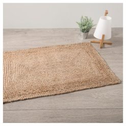 Remise ???? ATMOSPHERA Tapis Rectangulaire En Jute HISTOIRE NAT 60x90 Cm ????