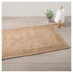 Remise 🌟 ATMOSPHERA Tapis Rectangulaire En Jute HISTOIRE NAT 60x90 Cm 🧨