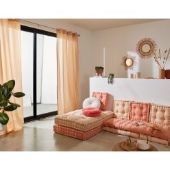 Meilleur prix ???? Matelas De Sol Uni En Coton Finition Pompons ⭐ -Jardin Privé Shop unnamed file 981