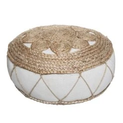 Sortie 👏 Coussin De Sol En Jute Ajouré 😀