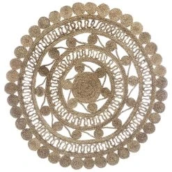 Nouveau ✨ ATMOSPHERA Tapis Rond En Jute Ritual Naturel 🥰